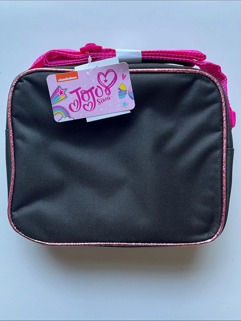 JoJo Siwa Insulated Lunchbox with Rainbow & Star Graphics